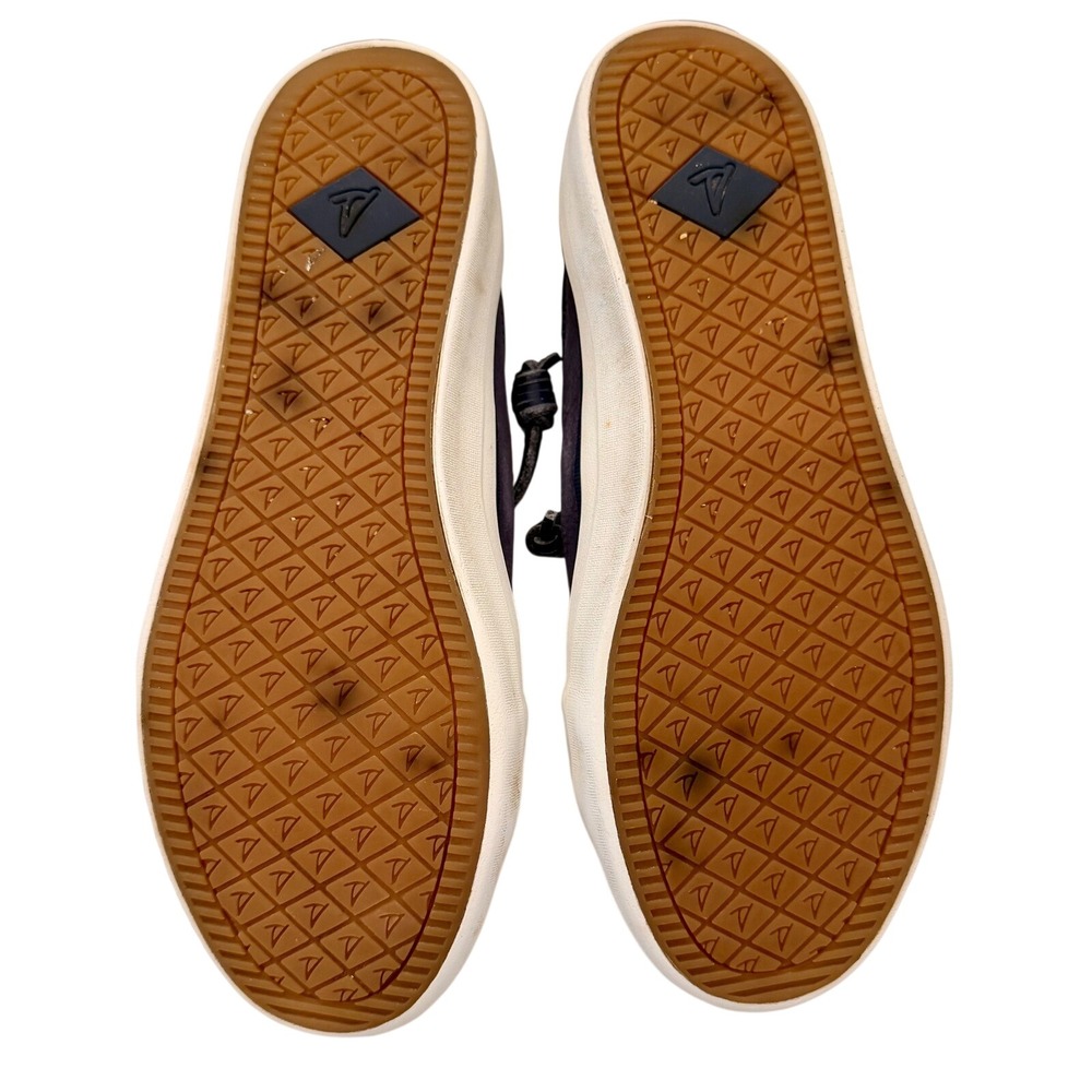 Sperry Crest Vibe Navy Leather Slip On Sneakers STS88485 Womens 8 - Picture 6 of 6